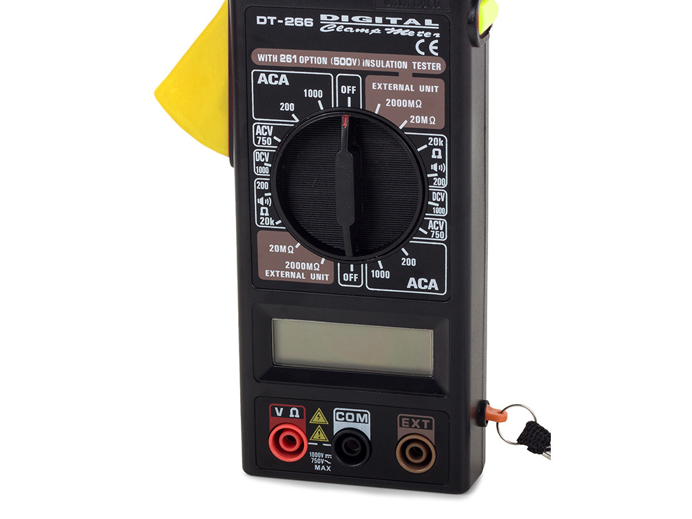 Multimetras su apkabomis dt-266