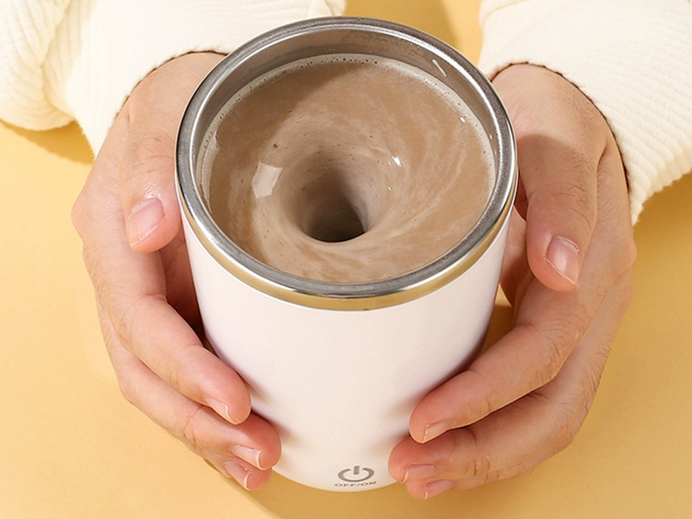 Termo puodelis su automatinio maišymo funkcija 350 ml