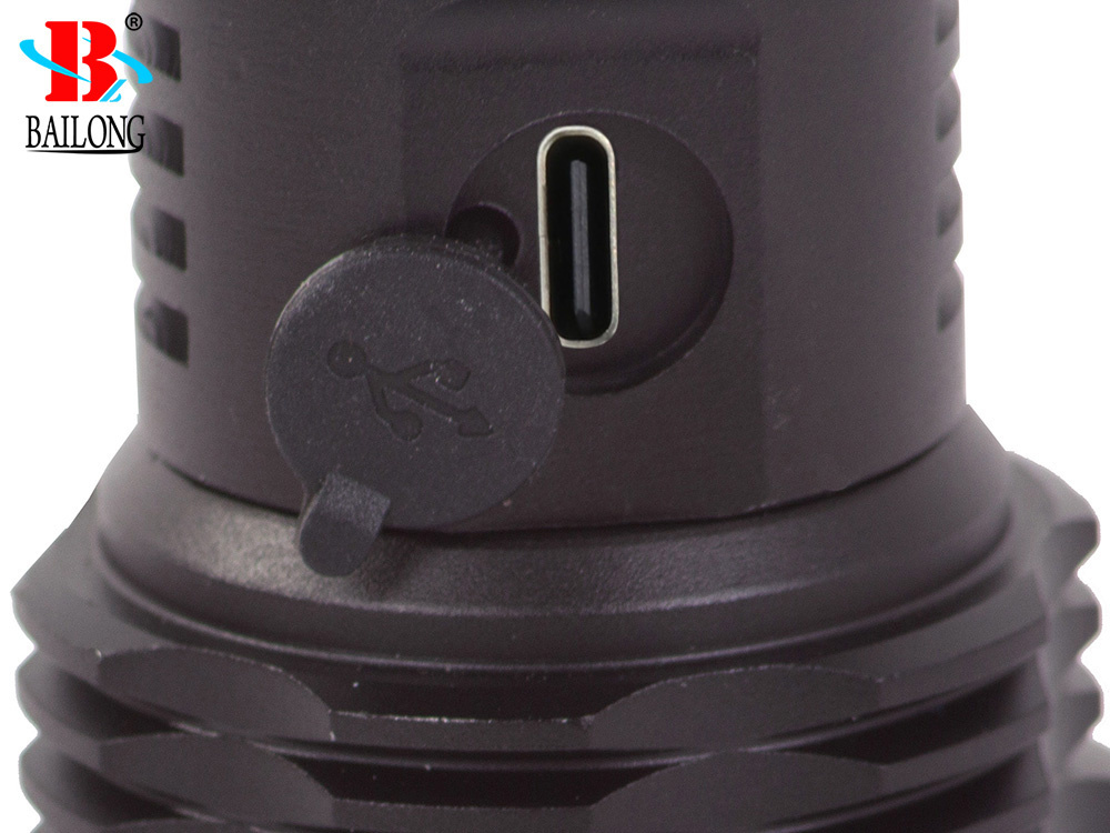 Žibintuvėlis bailong bl-p59-2-p50 su cree xhp50 dioda ir zoom funkcija