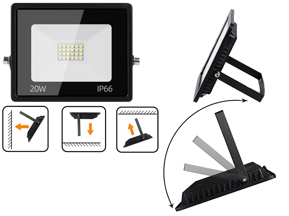 Led prožektorius 20w 6000k ip66