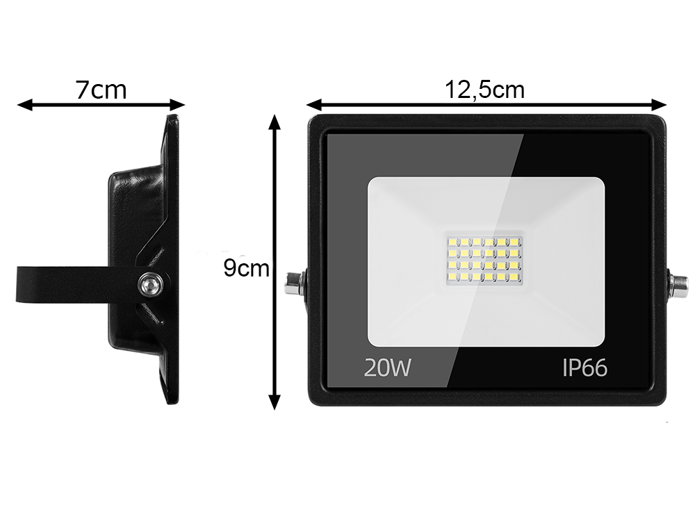 Led prožektorius 20w 6000k ip66