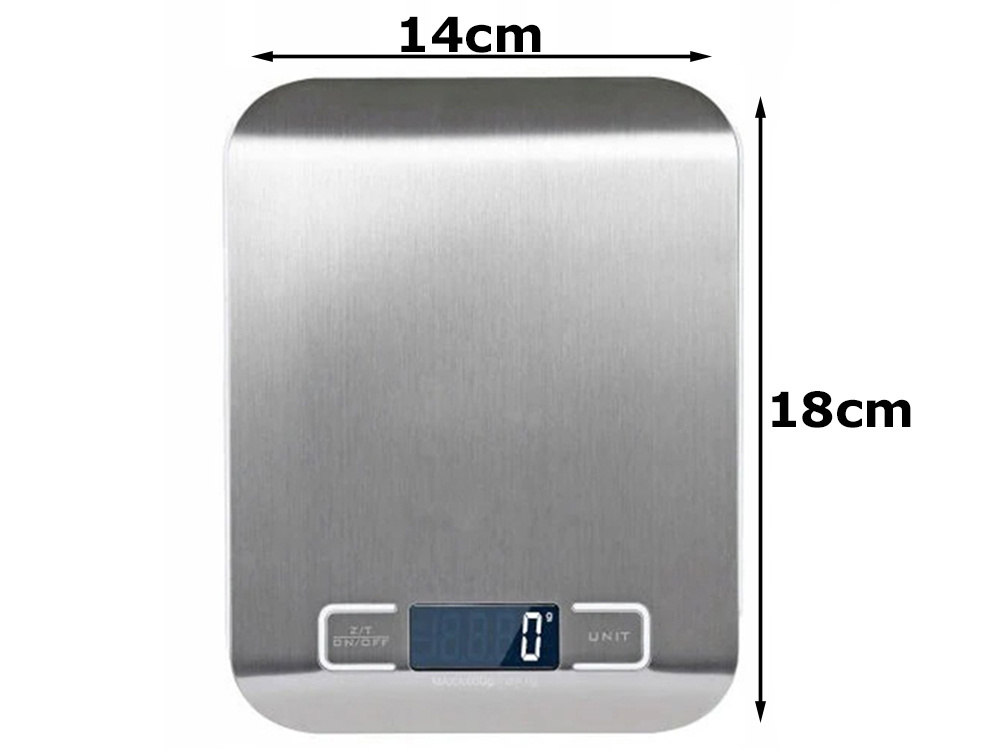 Elektroninės virtuvės svarstyklės 5 kg/1 g