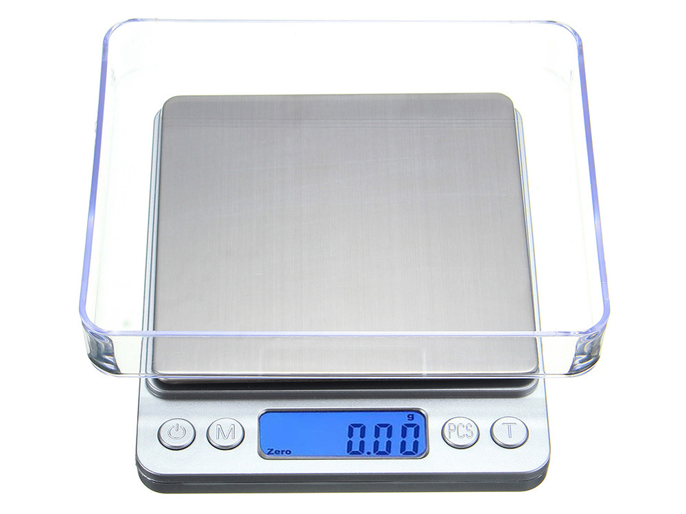 Juvelyrinės virtuvinės svarstyklės su lcd, 500g, 0,01g tikslumas 1