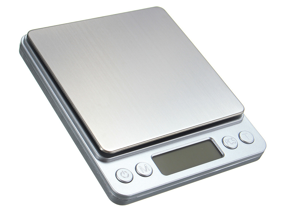 Juvelyrinės virtuvinės svarstyklės su lcd, 500g, 0,01g tikslumas