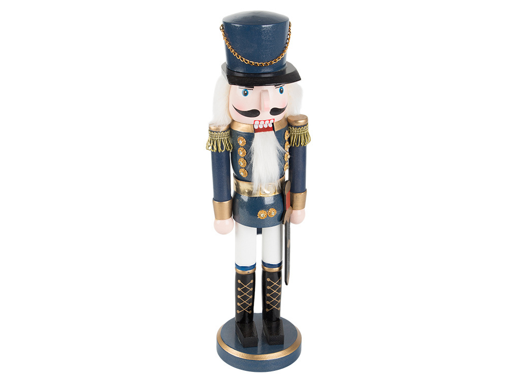 Medinė kalėdinė figūrėlė kareivis, 35 cm