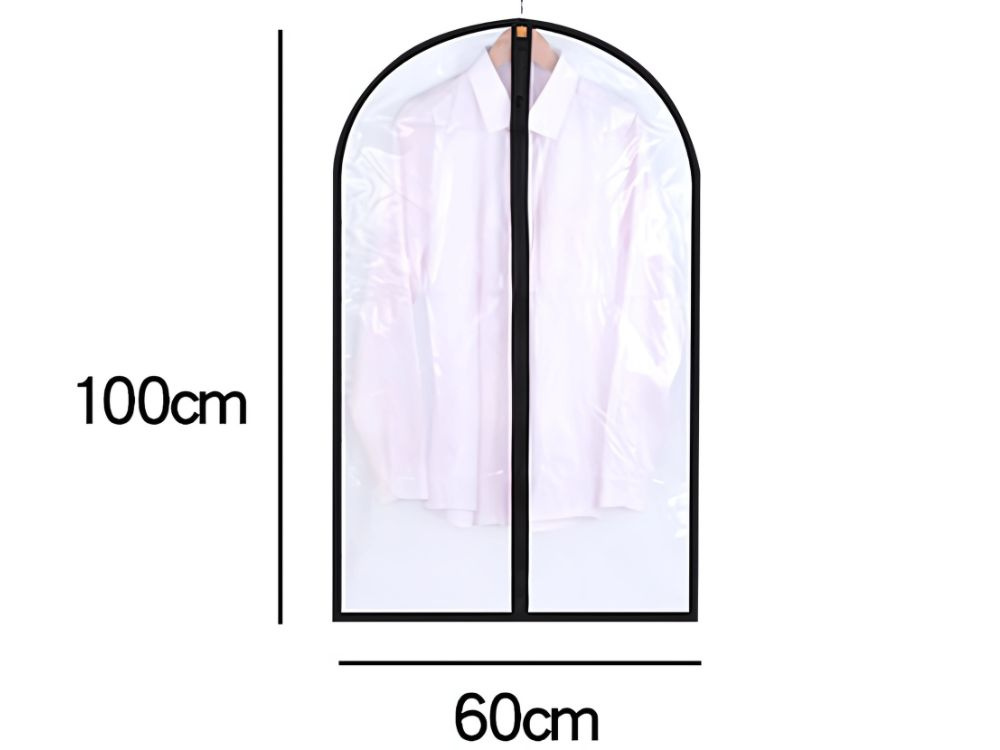 Drabužių dėklas 60x100 cm su užtrauktuku