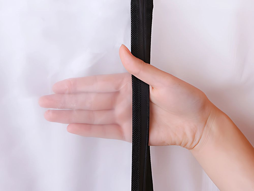Drabužių dėklas 60x100 cm su užtrauktuku