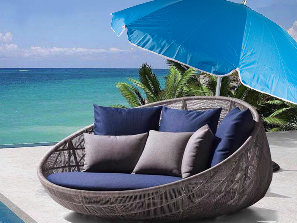 Didelis skėtis su uv filtru 210 cm, reguliuojamas