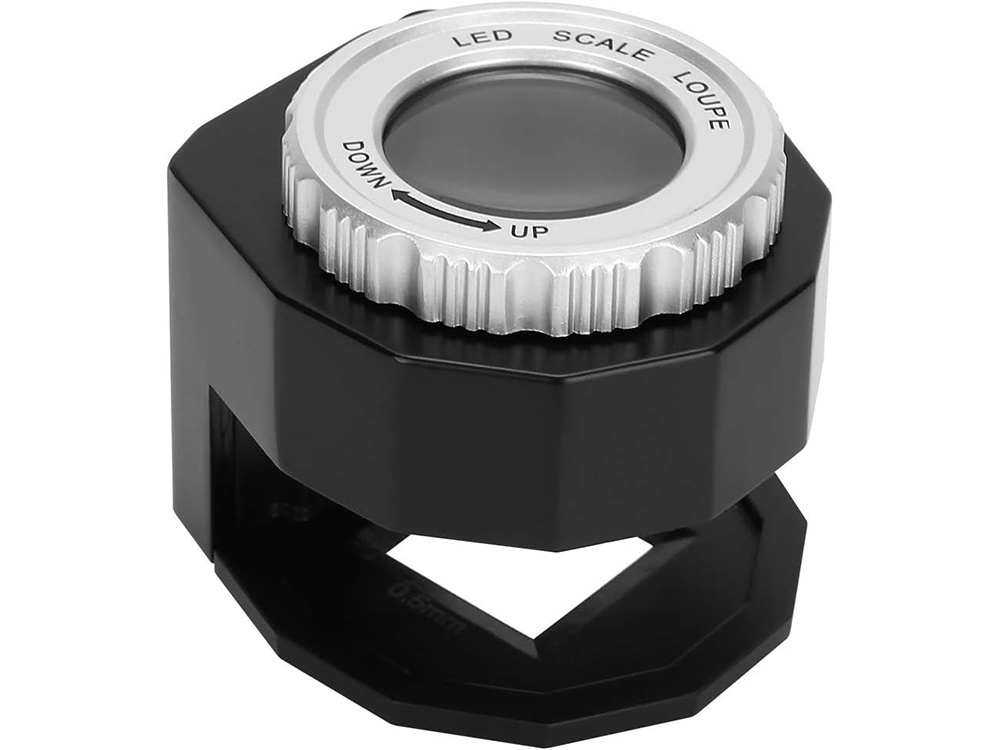 Juvelyrinis mikroskopas 30x su led ir uv apšvietimu