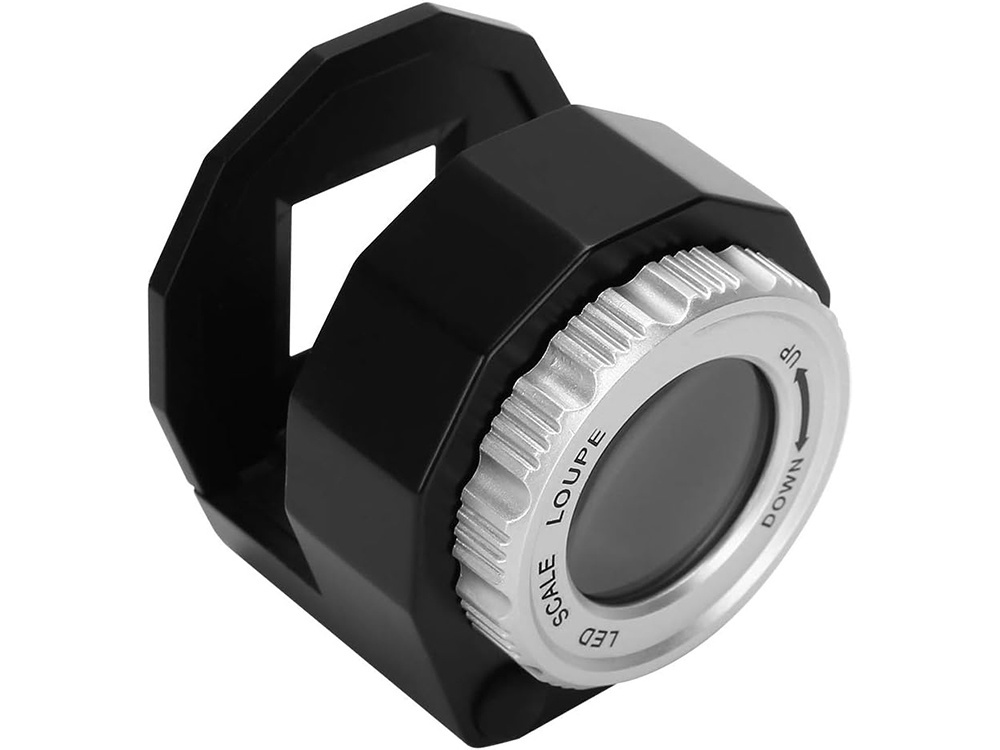 Juvelyrinis mikroskopas 30x su led ir uv apšvietimu
