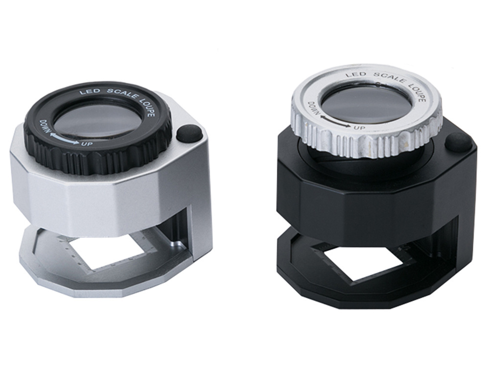 Juvelyrinis mikroskopas 30x su led ir uv apšvietimu