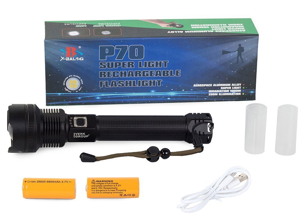 Prožektorius bailong p516-p70 su cree xhp70 dioda
