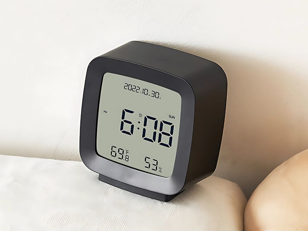 Skaitmeninis laikrodis-žadintuvas su drėgmės ir temperatūros rodmenimis 3