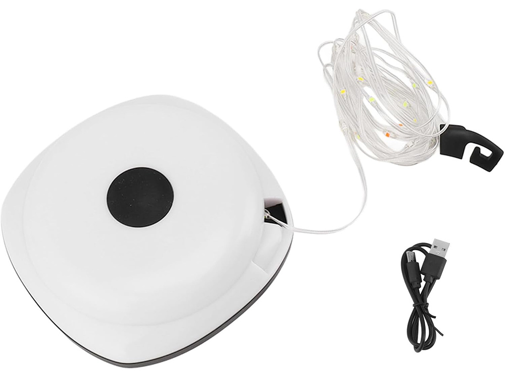Led kempingo lempa su akumuliatorium, 8 m