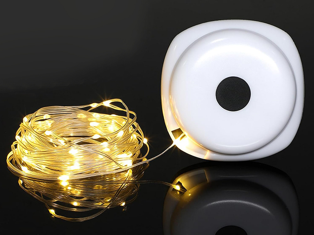 Led kempingo lempa su akumuliatorium, 8 m