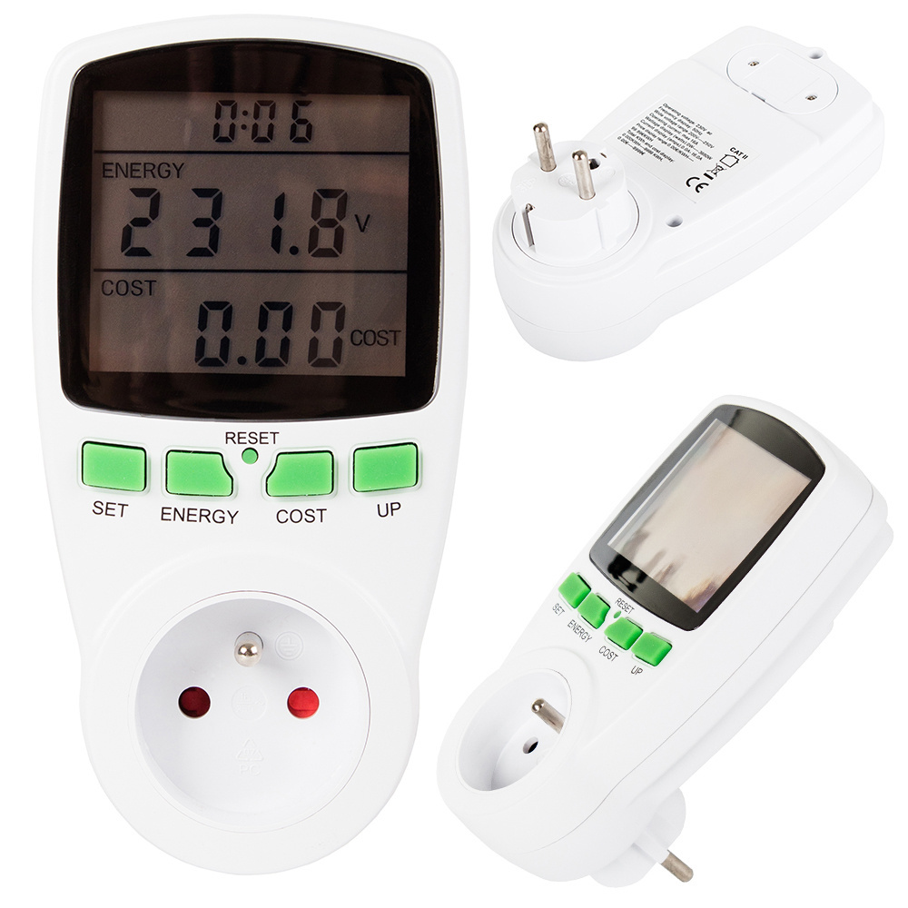 Elektros skaitiklis su lcd ekranu, 16a, 3680w