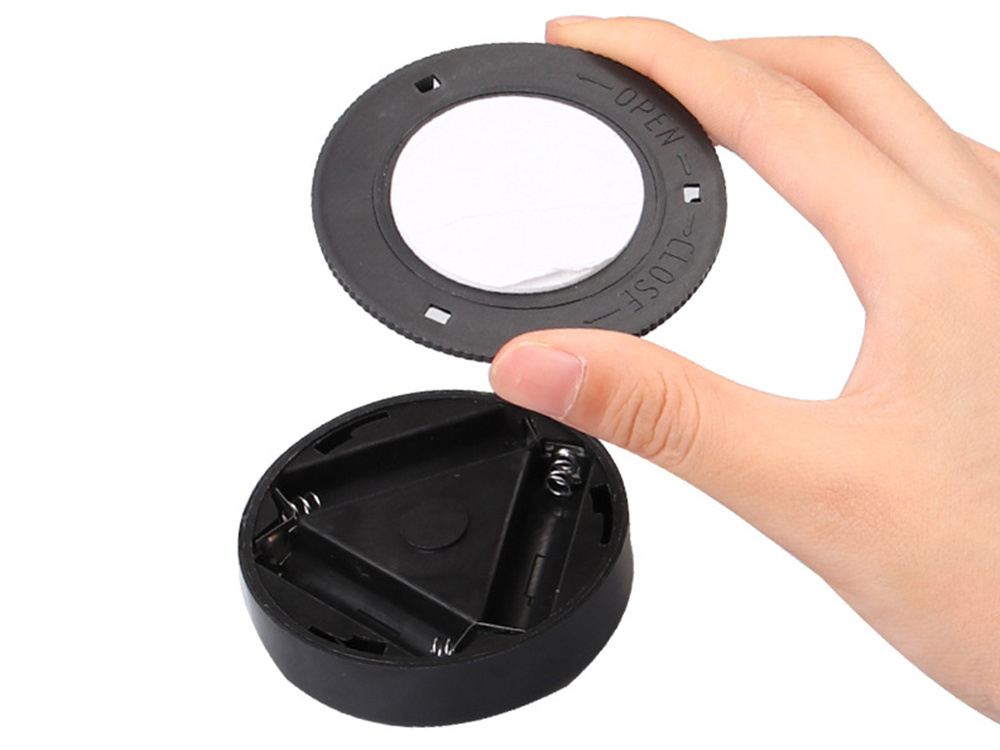 Belaidė led lempa su lipduku, 7x2 cm, juoda