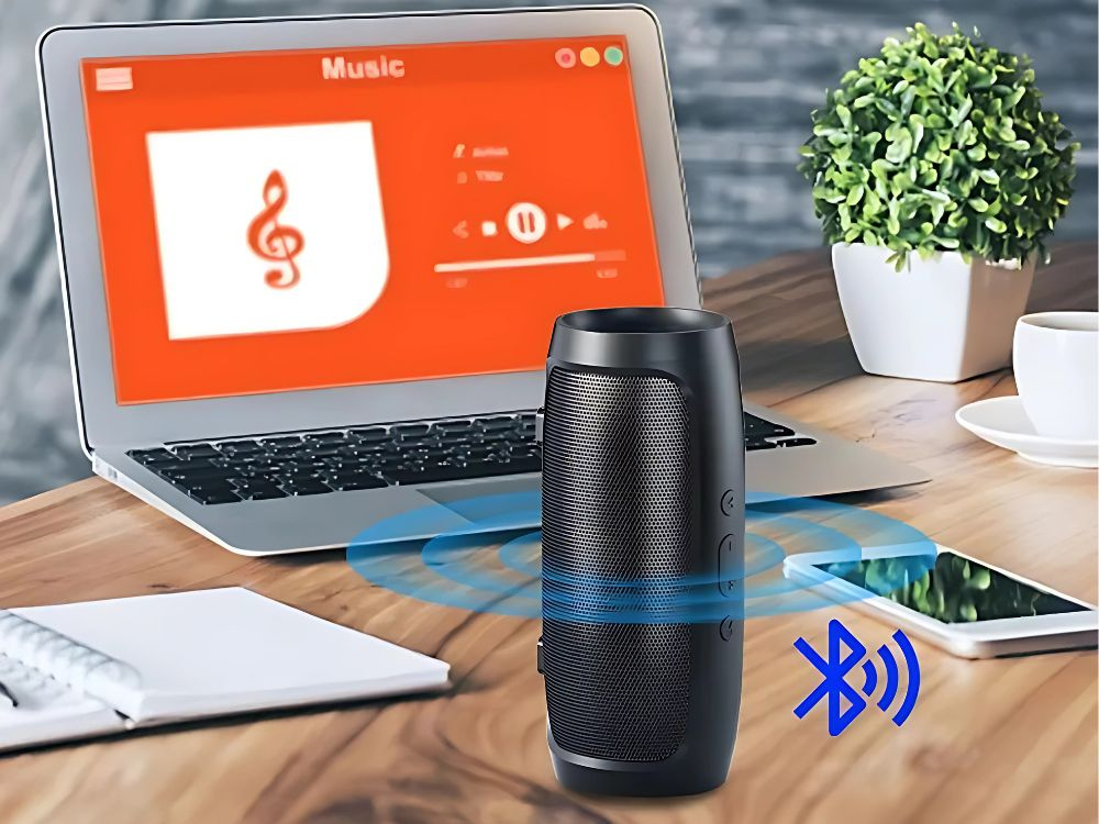 Bluetooth kolonėlė charge mini 3+ su fm radiju, 20w, juoda