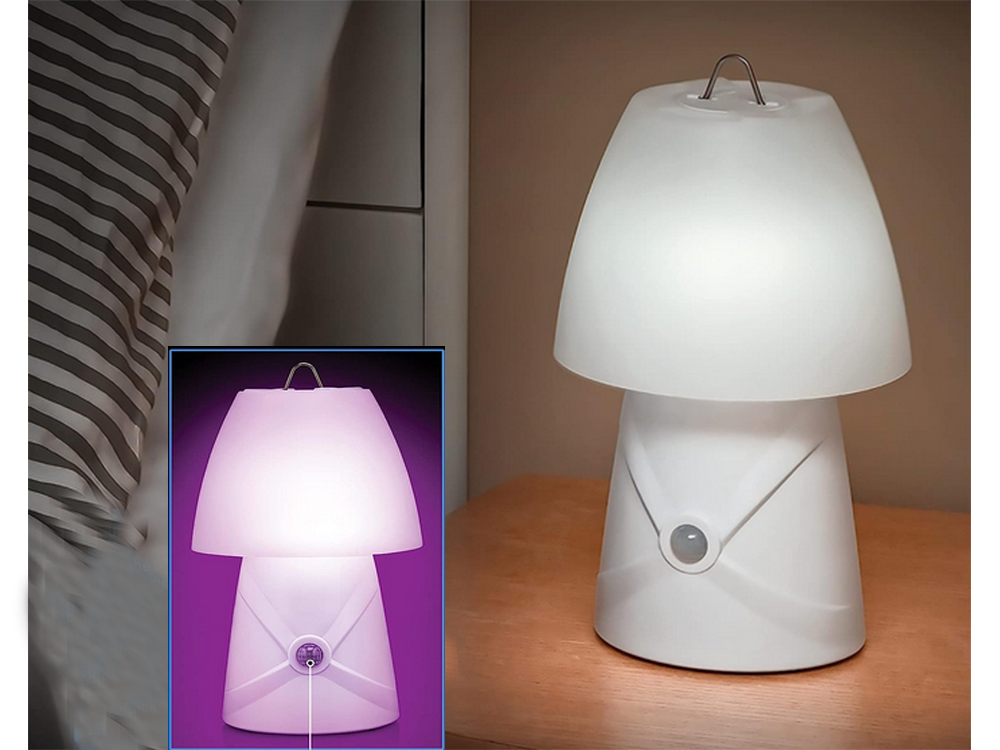 Vaikiška led naktinė lempa su judesio jutikliu ir rgb apšvietimu