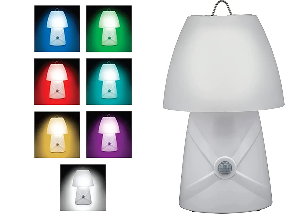 Vaikiška led naktinė lempa su judesio jutikliu ir rgb apšvietimu
