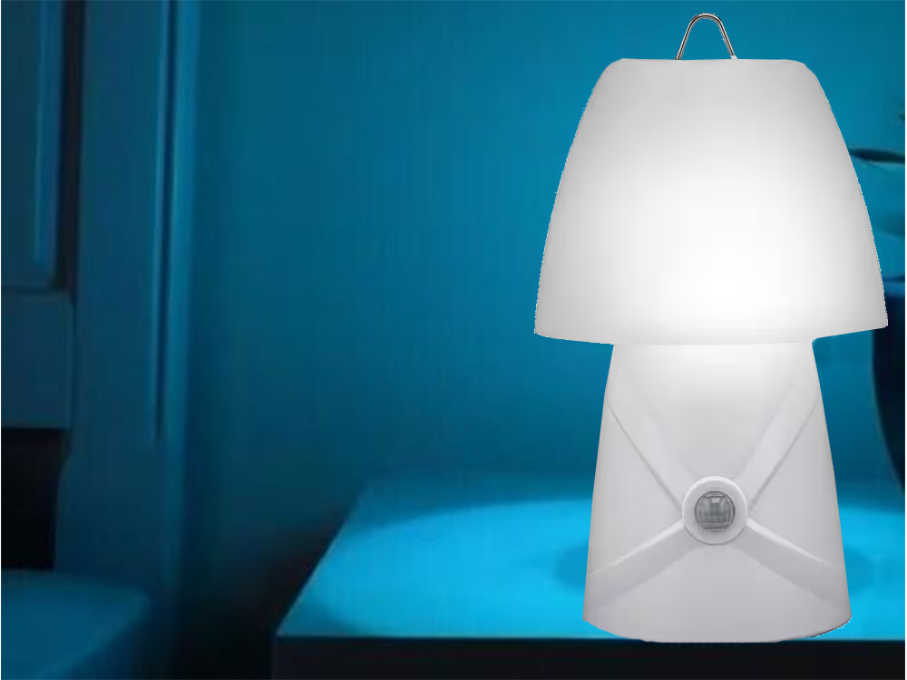 Vaikiška led naktinė lempa su judesio jutikliu ir rgb apšvietimu