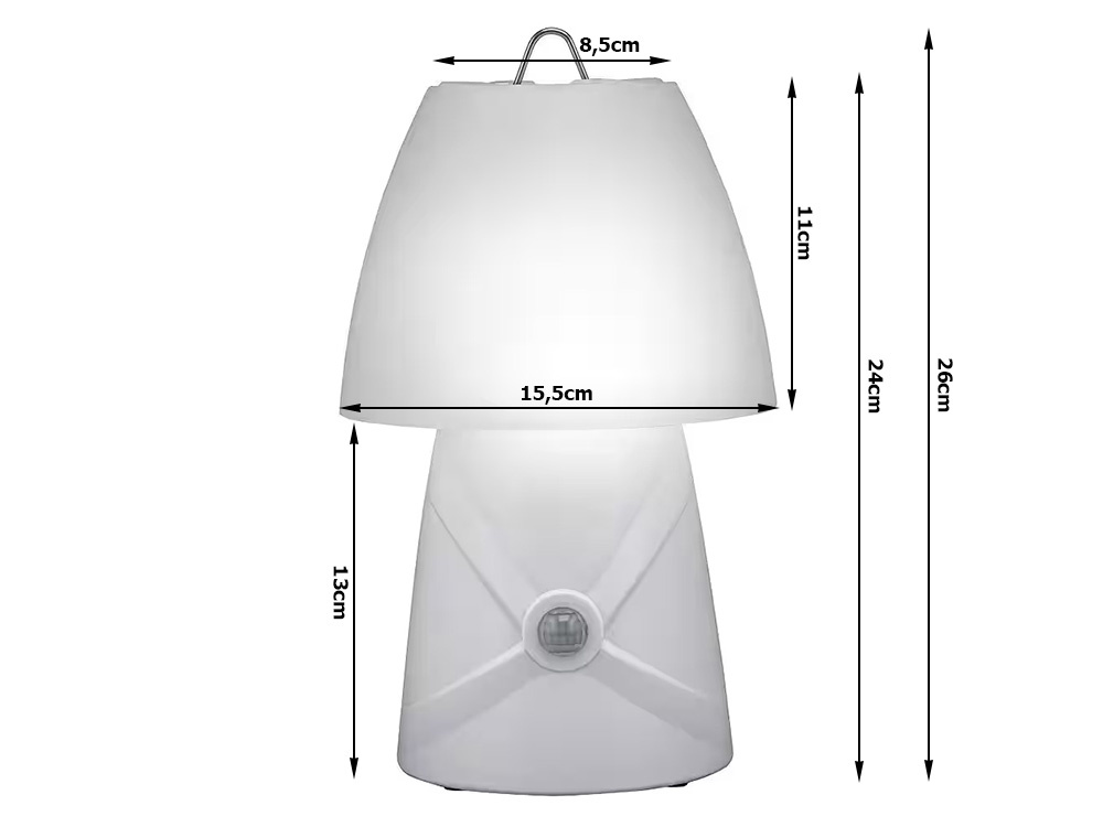 Vaikiška led naktinė lempa su judesio jutikliu ir rgb apšvietimu