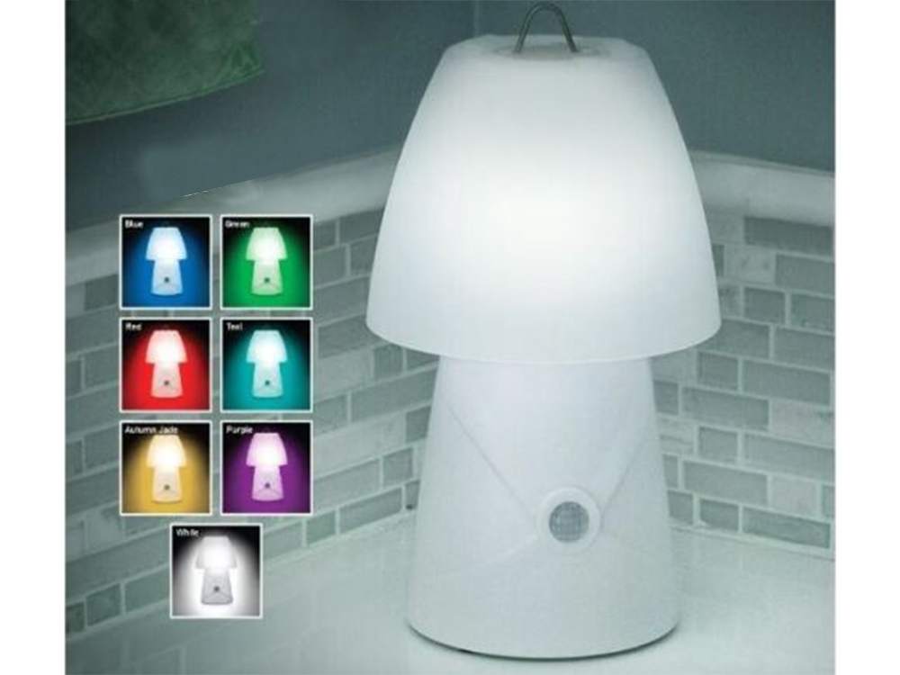 Vaikiška led naktinė lempa su judesio jutikliu ir rgb apšvietimu