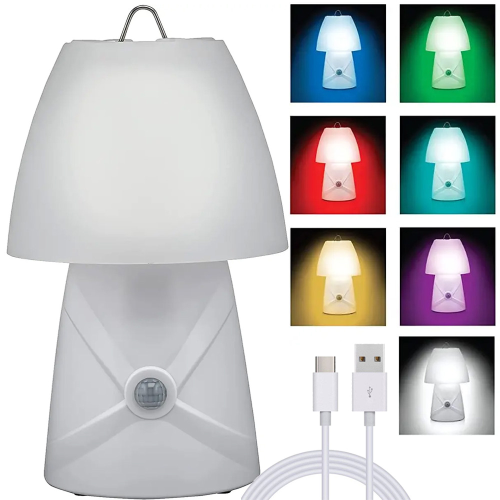 Vaikiška led naktinė lempa su judesio jutikliu ir rgb apšvietimu