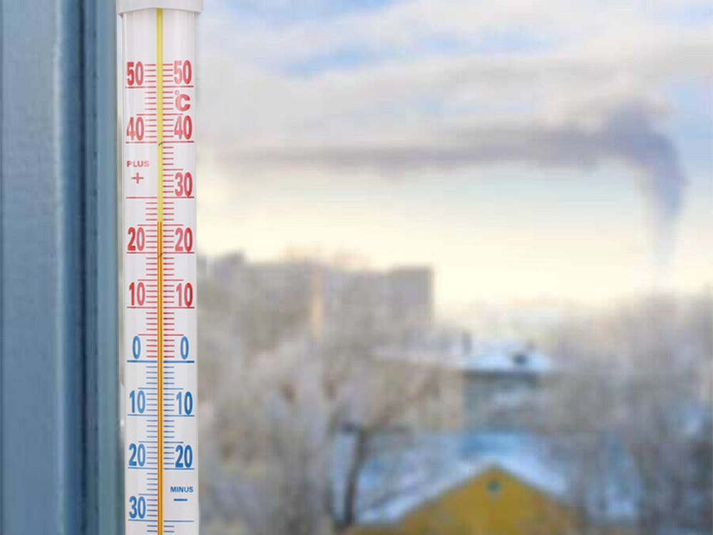 Lauko ir vidaus termometras, 21 cm