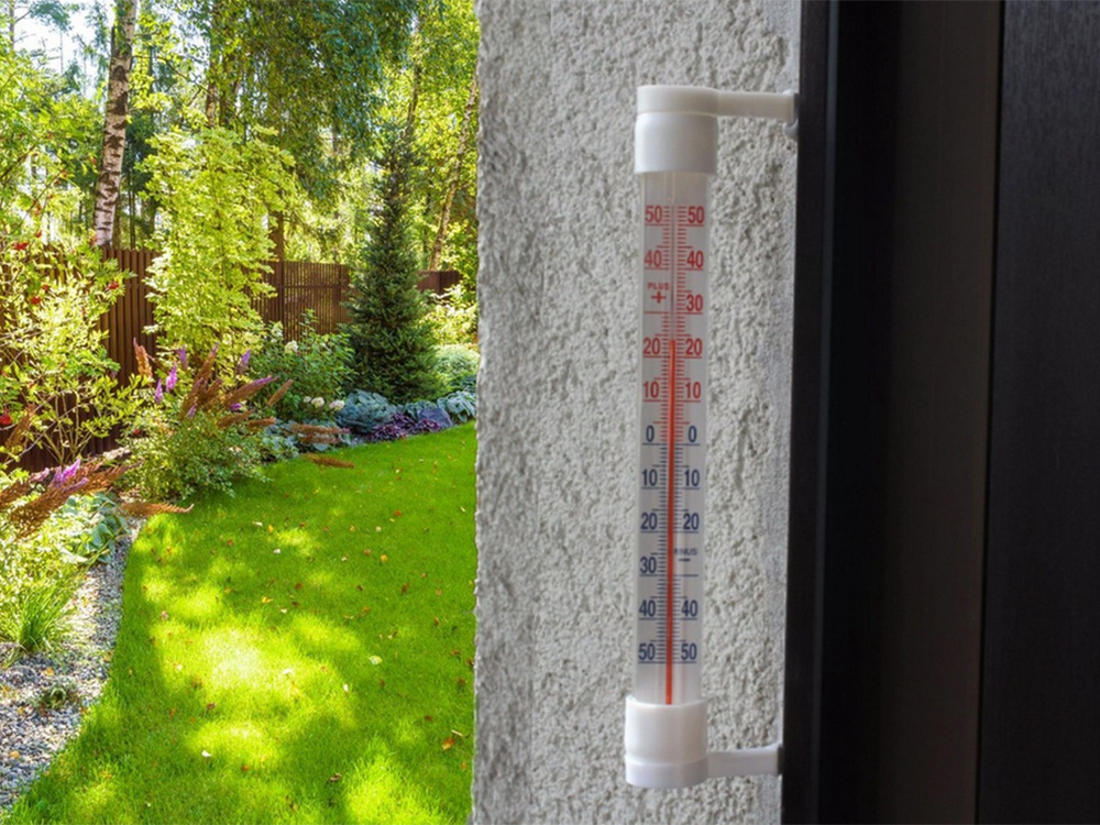 Lauko ir vidaus termometras, 21 cm