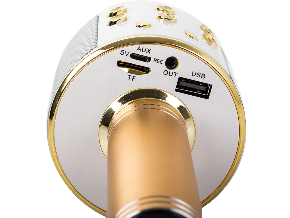 Belaidis mikrofonas su bluetooth, mp3 ir fm radiju