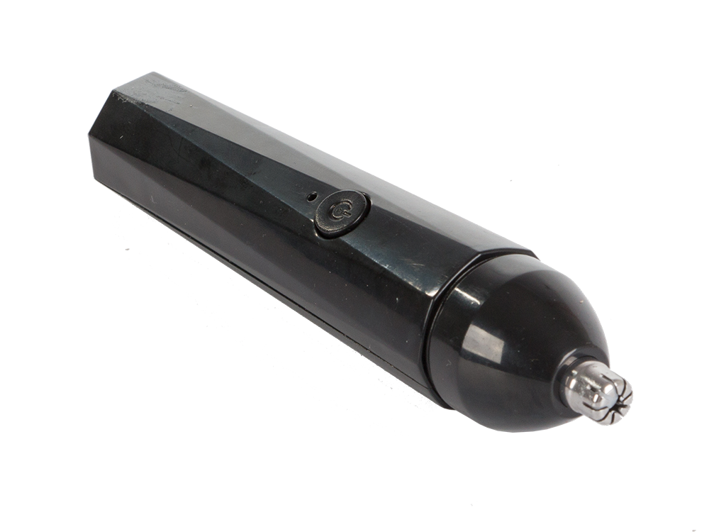Trimeris su dviem galvutėmis ir usb įkrovimu