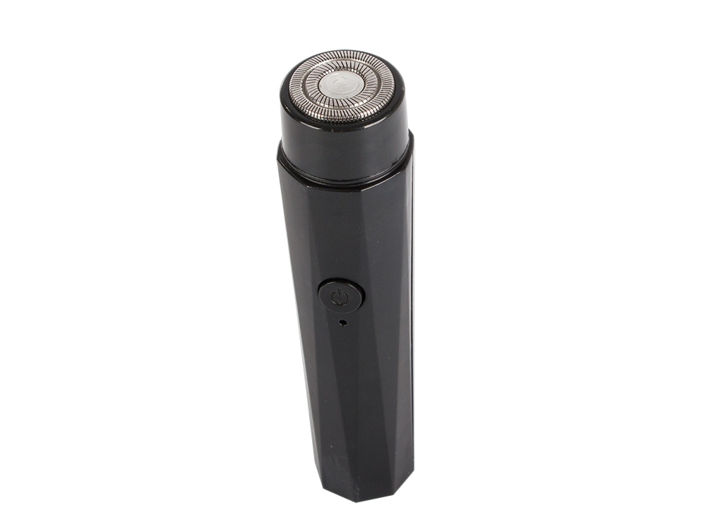 Trimeris su dviem galvutėmis ir usb įkrovimu