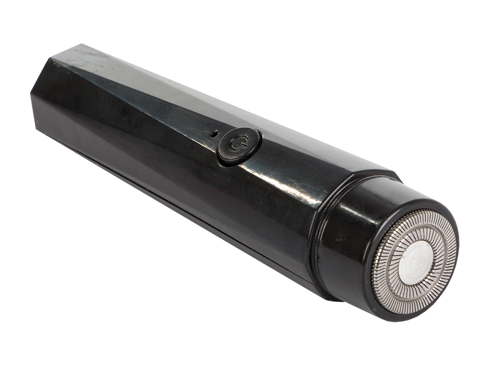 Trimeris su dviem galvutėmis ir usb įkrovimu