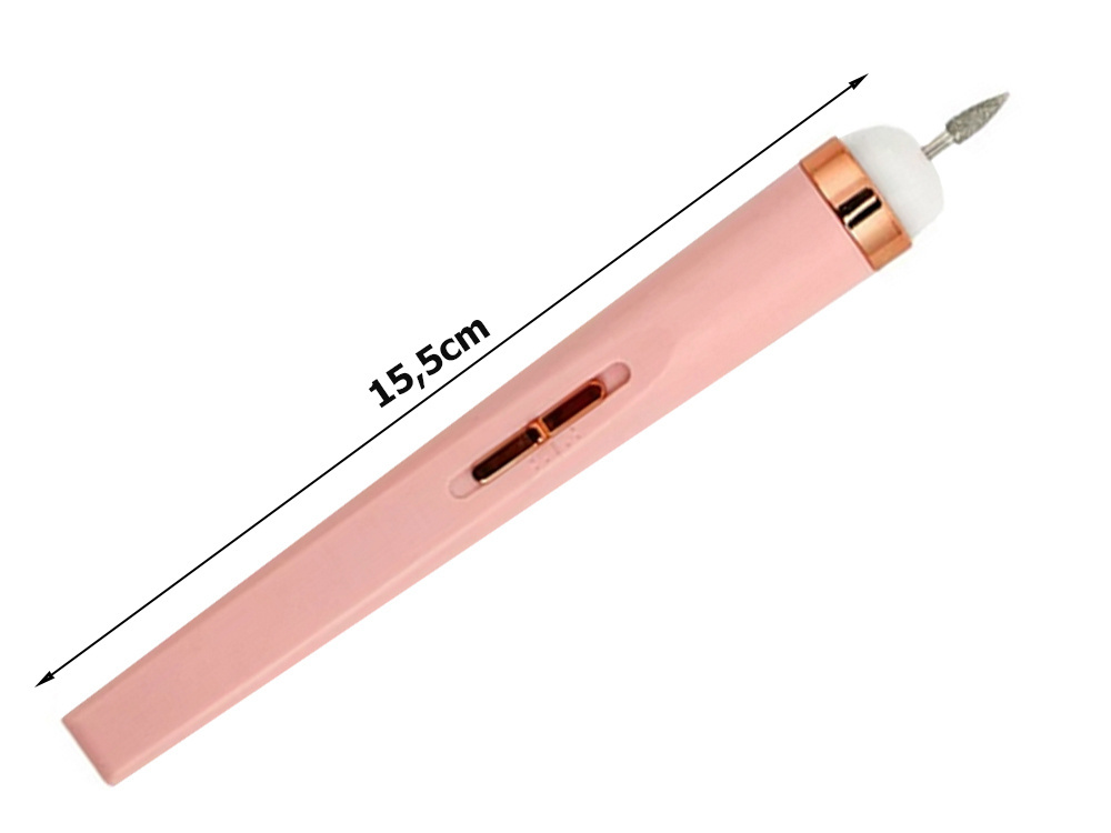 Nagų frezavimo aparatas su usb, 15,5 cm, 5 frezai