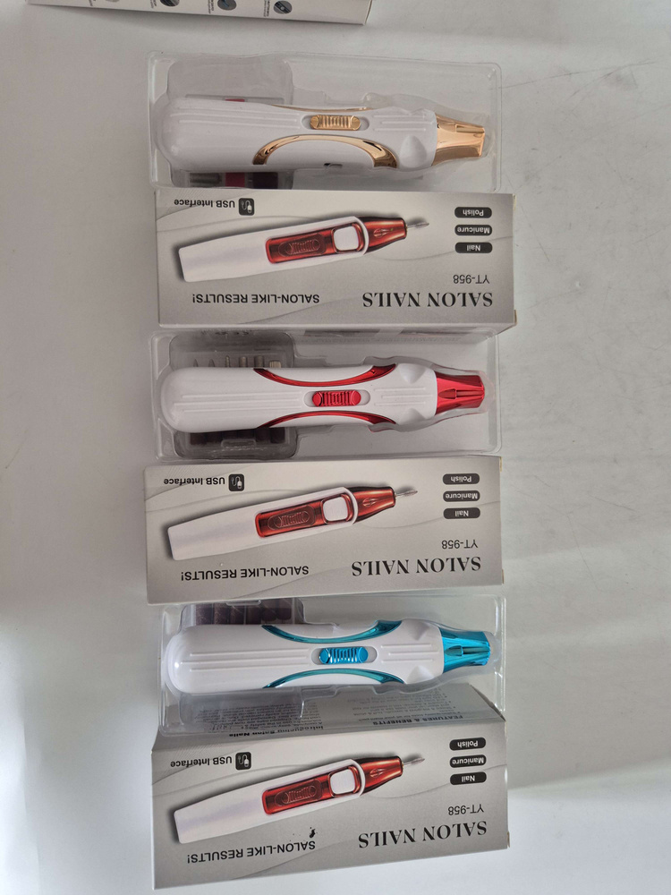 Nagų frezavimo aparatas su frezų rinkiniu, usb, 18000-30000 sūk./min