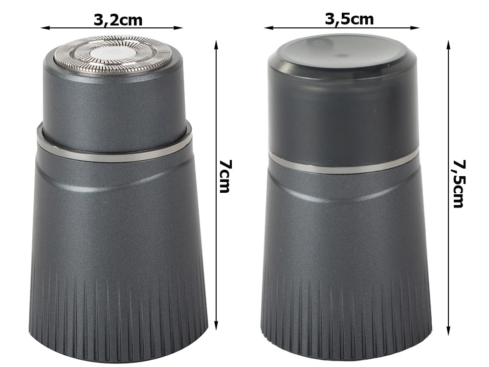 Bevielis mini barzdos trimeris su usb įkrovimu