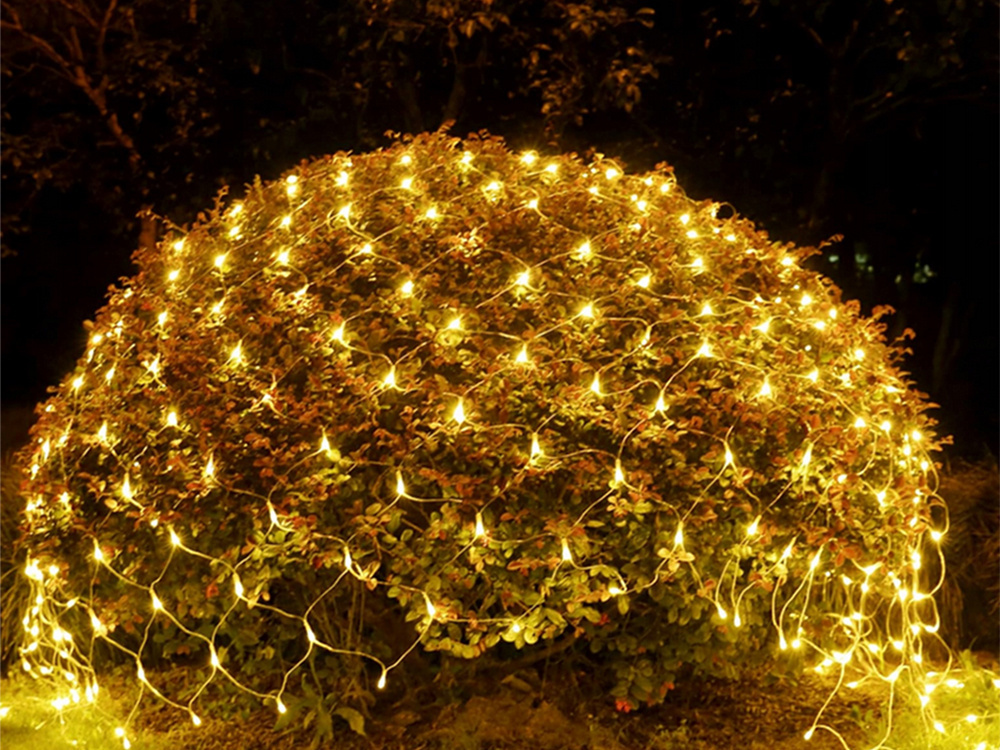 Šviesos užuolaida 100 led, šiltai balta, 1x2 m 2