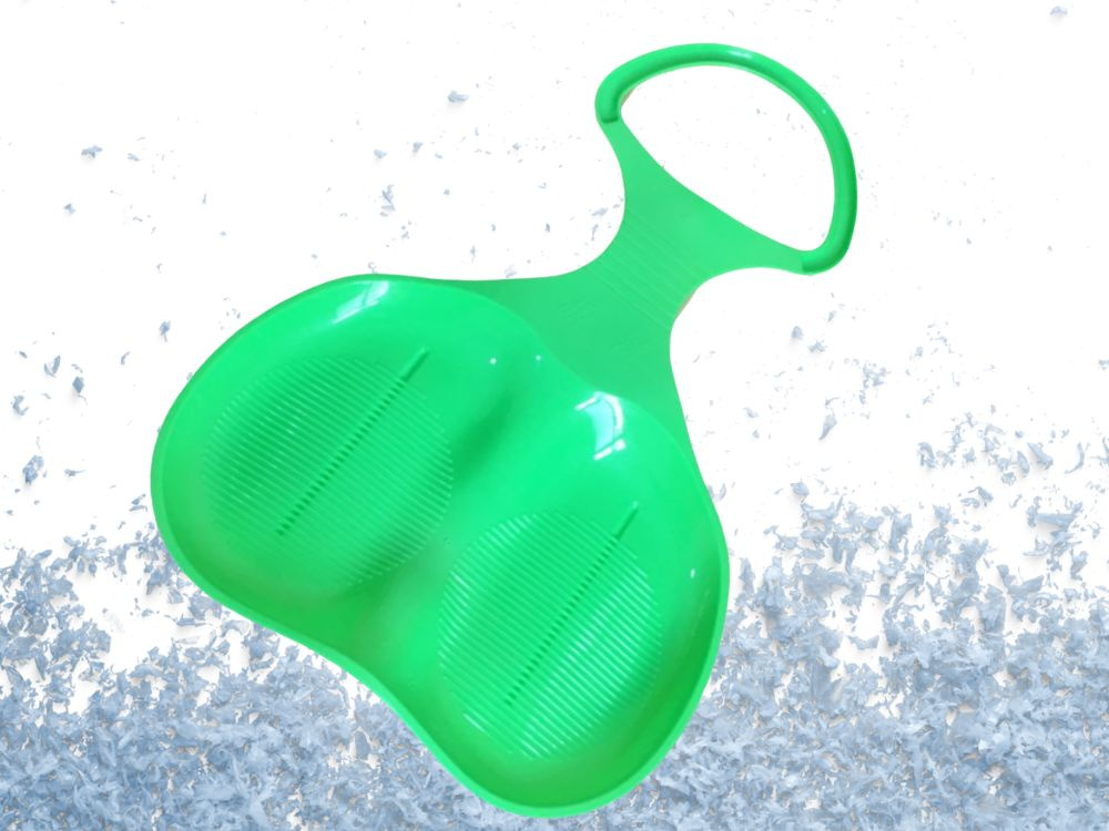 Plastikinės rogutės obuoliukas vaikams, 55 cm