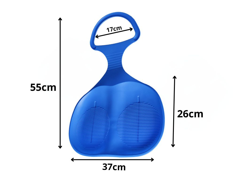 Plastikinės rogutės obuoliukas vaikams, 55 cm