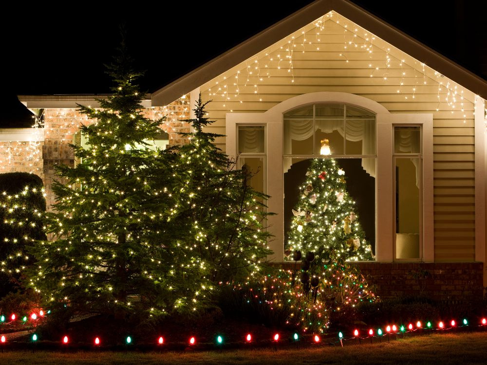 Kalėdinės lemputės vidaus naudojimui, 500 led, šiltai baltos