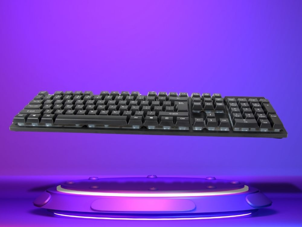 Žaidimų klaviatūra su rgb apšvietimu, usb, 104 klavišų