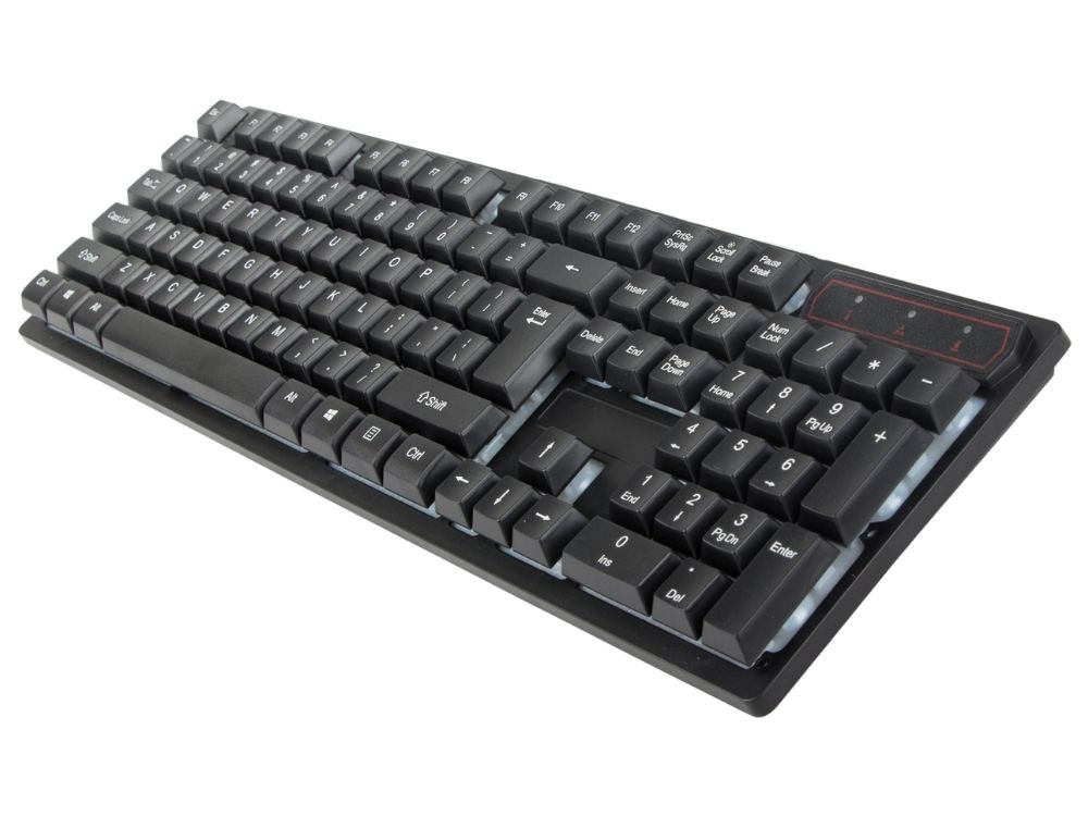 Žaidimų klaviatūra su rgb apšvietimu, usb, 104 klavišų