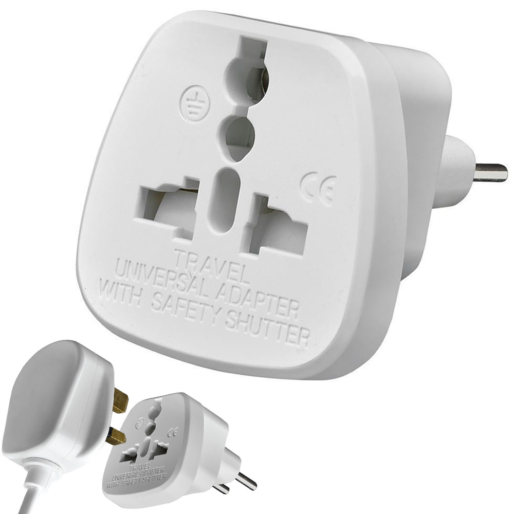 Kištuko adapteris uk-pl, 2-stygių, 10a/16a