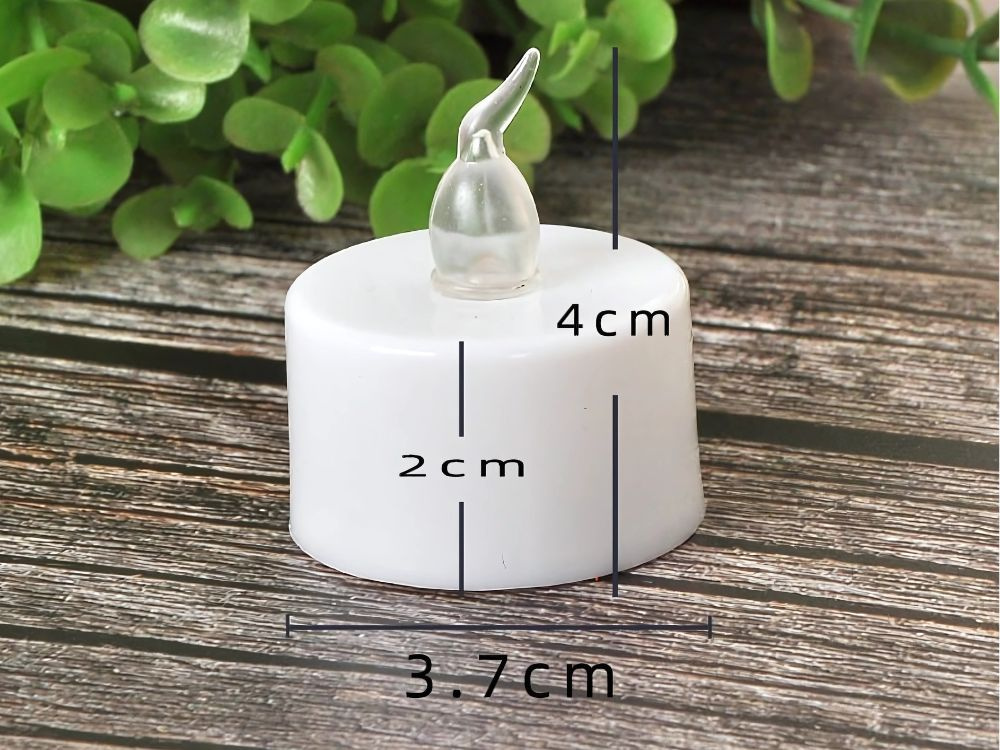 Led žvakė su liepsnos efektu, 3,7x4 cm