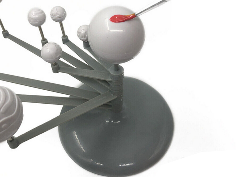 Edukacinis planetų modelis su dažais 3d