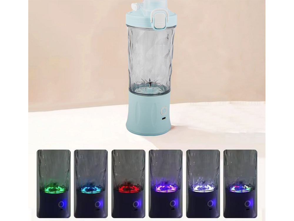 Nešiojamas usb trintuvas su 6 ašmenimis 600 ml