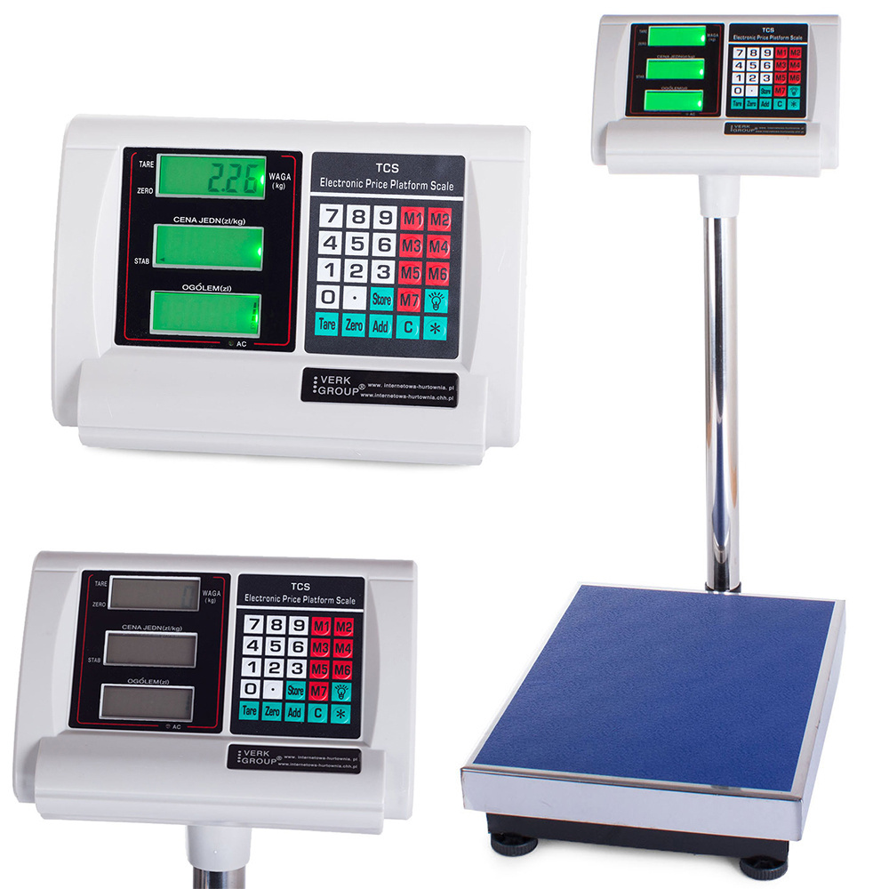 Elektroninės platforminės svarstyklės 100kg/20g