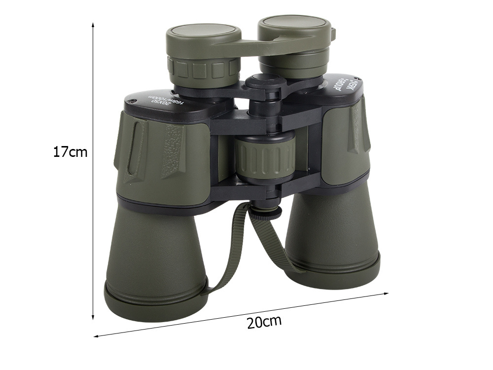 Žiūronai 20x50 su priartinimu ir reguliuojama optika