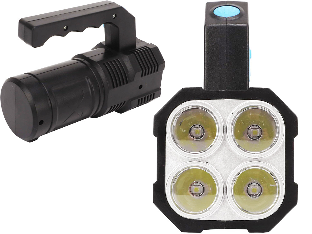Prožektorius su led šviesos šaltiniu ir cob šoniniu apšvietimu